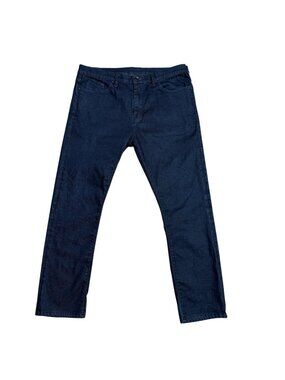 MATIAS SOL JEANS DARK WASH MENS 36 HAND TAILORED USA DENIM CLASSIC MODERN BLUE